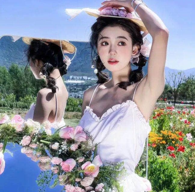 向阳处的她